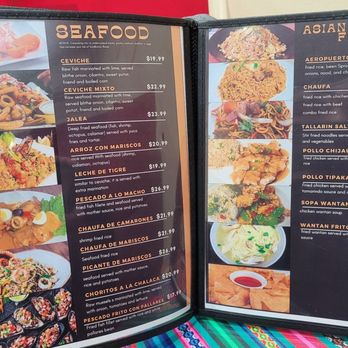 El Rey Peruvian Restaurant - Menu - Seafood Near Me - Seattle, Washington