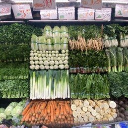 Display of vegetables Display of vegetables
