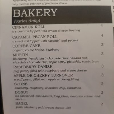 Menu photo 2 Block 10 Sheffield, IA