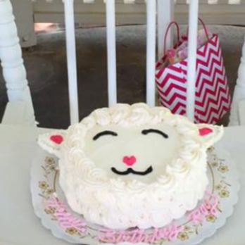 French's Pastry Bakery - Lamb smash cake that matched the big cake to a T! - Desserts Near Me - Orange, California