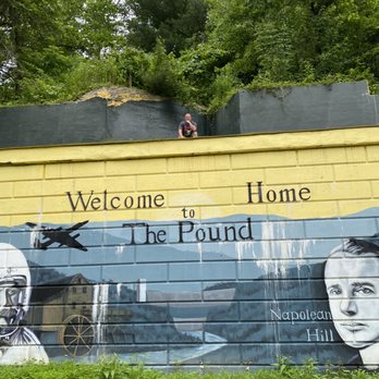 Welcome Home to the Pound Mural - Public Art Near Me - Pound, Virginia