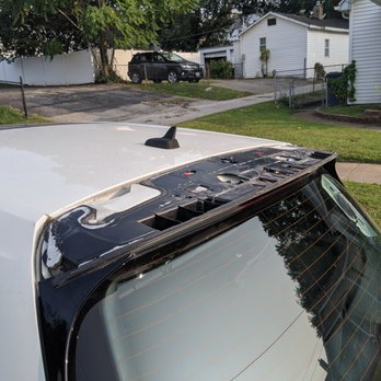 Auto Glass Now - Missing spoiler panel - This is a plastic-welded assembly that shouldn't have been removed in the manner performed. Lost it on the highway. - Auto Glass Services Near Me - Bridgeton, Missouri