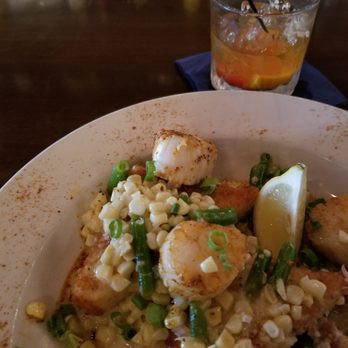 Cafe Mirage - Scallops and grit cakes - New American Near Me - Ocean City, Maryland