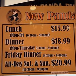 Menu prices as of June 5 2026
