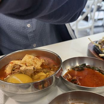Yoo's Place - Tried to make our own egg soup - Korean Near Me - Irvine, California Yoo's Place - Tried to make our own egg soup - Korean Near Me - Irvine, California