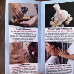 Sedona Thai Massage brochure