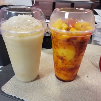 Chala Boba - Piñacolada (left) and Mangoñada - Bubble Tea Near Me - Van Nuys, California
