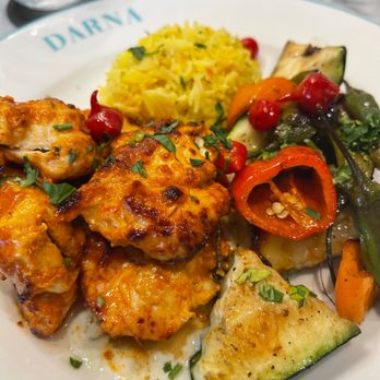 Darna Mediterranean Eatery - Chicken Shish Kavou (totally misspelled! Delicious nonetheless. - Mediterranean Near Me - Plano, Texas Darna Mediterranean Eatery - Chicken Shish Kavou (totally misspelled! Delicious nonetheless. - Mediterranean Near Me - Plano, Texas