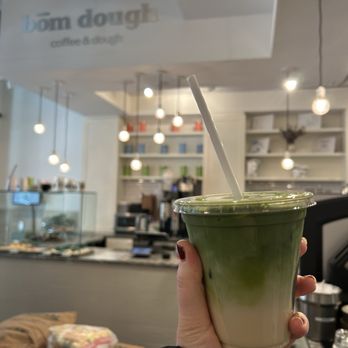 Bōm Dough - Iced Maple Matcha Latte - Breakfast & Brunch Near Me - Cambridge, Massachusetts