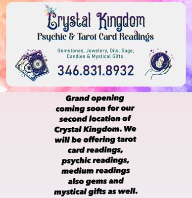 Psychic Readings - Experience the extraordinary at Crystal Kingdom Psychic! Our top-of-the-line psychic readings are unparalleled, offering profound insights that will leave you amazed. With unparalleled accuracy and a profound connection to the metaphysical realm, our gifted psychic is renowned for her exceptional abilities. Discover a world of hidden knowledge and uncover the mysteries of your past, present, and future with Crystal Kingdom Psychic. Trust in the expertise of our gifted seer to provide you with unparalleled guidance and clarity. Step into a realm of possibilities and unlock the secrets that await you. Your destiny is within reach – let our skilled psychic lead you toward a brighter, more enlightened path. Psychic Readings - Experience the extraordinary at Crystal Kingdom Psychic! Our top-of-the-line psychic readings are unparalleled, offering profound insights that will leave you amazed. With unparalleled accuracy and a profound connection to the metaphysical realm, our gifted psychic is renowned for her exceptional abilities. Discover a world of hidden knowledge and uncover the mysteries of your past, present, and future with Crystal Kingdom Psychic. Trust in the expertise of our gifted seer to provide you with unparalleled guidance and clarity. Step into a realm of possibilities and unlock the secrets that await you. Your destiny is within reach – let our skilled psychic lead you toward a brighter, more enlightened path.