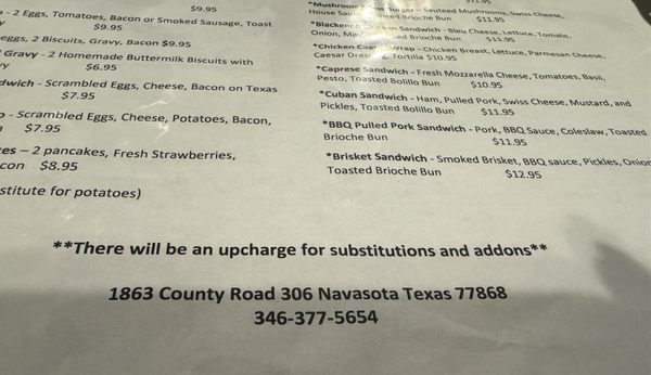 Menu photo 7 Whitehall Icehouse & Cafe Navasota, TX Menu photo 7 Whitehall Icehouse & Cafe Navasota, TX