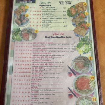 Mekong Restaurant - Front page of the menu - Vietnamese Near Me - Oakland, California