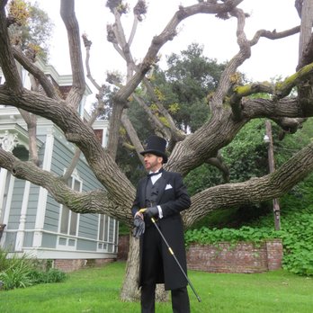 Heritage Square Museum - Our guide, Dana, in period costume complete with top hat. - Museums Near Me - Los Angeles, California