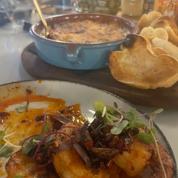 Almost Famous - Shrimp in the fore and kale dip behind. - Ticket Sales Near Me - Indianapolis, Indiana Almost Famous - Shrimp in the fore and kale dip behind. - Ticket Sales Near Me - Indianapolis, Indiana