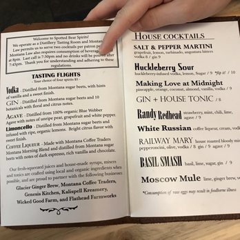 Spotted Bear Spirits - Distilleries Near Me - Whitefish, Montana