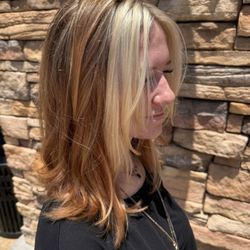 Looks by Leah at Lux Spa Collective - Face frame and strawberry blonde