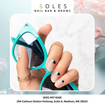 Soles Nail Bar & Brows - Be Nail-Ready for Anything
Girls who plan ahead, glow ahead.
Pre-book your appointment today! - Nail Salons Near Me - Madison, Mississippi Soles Nail Bar & Brows - Be Nail-Ready for Anything
Girls who plan ahead, glow ahead.
Pre-book your appointment today! - Nail Salons Near Me - Madison, Mississippi