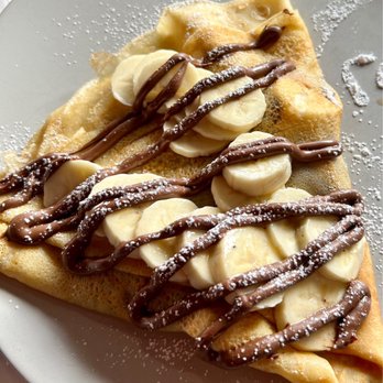 Sweet Notes Cafe - Nutella and Banana Crepe - Coffee & Tea Near Me - Kent, Washington Sweet Notes Cafe - Nutella and Banana Crepe - Coffee & Tea Near Me - Kent, Washington