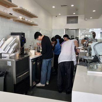 DAMO - Staff were busy pumping out drinks. - Coffee & Tea Near Me - Los Angeles, California