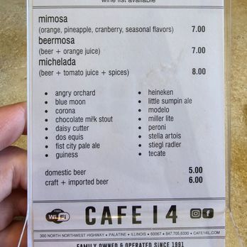 Cafe Fourteen - Breakfast & Brunch Near Me - Palatine, Illinois Cafe Fourteen - Breakfast & Brunch Near Me - Palatine, Illinois