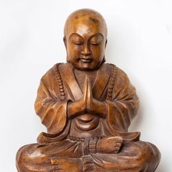 Majestic Earth - Buddhist prayer monk.