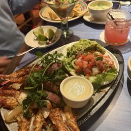 Best shrimp cocktail we've had in a Mexican restaurant. Combination fajitas were also exceptional and the margarita was outstanding. Best shrimp cocktail we've had in a Mexican restaurant. Combination fajitas were also exceptional and the margarita was outstanding.