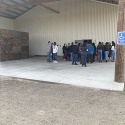 Marian Farms - Crowd gathering for tasting. Blink and you'd miss this place!