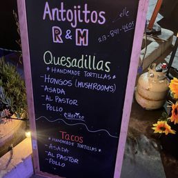 The menu : the Carne Asada quesadilla is my favorite. The menu : the Carne Asada quesadilla is my favorite.