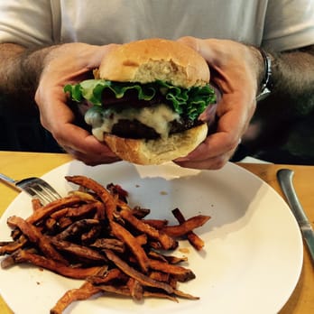 Triangle Char & Bar - The plain Jane grass fed burger. Awesome - New American Near Me - Charleston, South Carolina