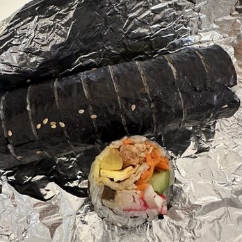 Dosirak Express - Spicy pork kimbap - yum! - Korean Near Me - Irvine, California Dosirak Express - Spicy pork kimbap - yum! - Korean Near Me - Irvine, California
