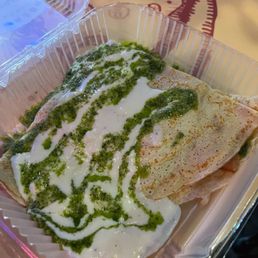 Chicken Pesto Crepe