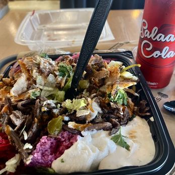 SimSim Shawarma House - Combo mixed - Mediterranean Near Me - Anaheim, California