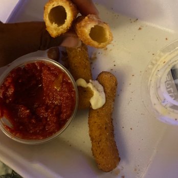 Hooters - Order cheese sticks majority had no cheese after waiting who knows how long and they were cold once I got them - American Near Me - Oak Lawn, Illinois Hooters - Order cheese sticks majority had no cheese after waiting who knows how long and they were cold once I got them - American Near Me - Oak Lawn, Illinois