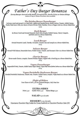 Menu photo 5 Dirtbag Tea Cafe Orangevale, CA