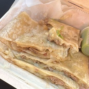 Taqueria Los Gueros - This is a steak Quesadilla - Mexican Near Me - BloomField, New Jersey Taqueria Los Gueros - This is a steak Quesadilla - Mexican Near Me - BloomField, New Jersey
