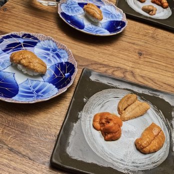 sushi AMANE - Uni trio - Sushi Bars Near Me - New York, New York sushi AMANE - Uni trio - Sushi Bars Near Me - New York, New York