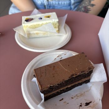 Flouring Cake Shop - Devil's Dark Chocolate Cake Bar and Passion Fruit Cake Bar - Patisserie/Cake Shop Near Me - Los Angeles, California Flouring Cake Shop - Devil's Dark Chocolate Cake Bar and Passion Fruit Cake Bar - Patisserie/Cake Shop Near Me - Los Angeles, California