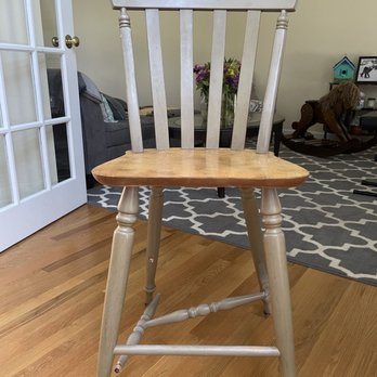 Finish Pros - Broken kitchen chair - Furniture Reupholstery Near Me - Raleigh, North Carolina