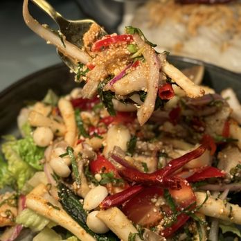 They Say That - Three-Mushroom Larb (V, GF) - Thai Near Me - Brooklyn, New York They Say That - Three-Mushroom Larb (V, GF) - Thai Near Me - Brooklyn, New York
