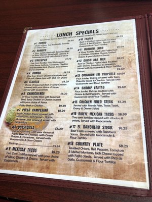 Menu photo 1 El Molcajete Honey Grove, TX Menu photo 1 El Molcajete Honey Grove, TX