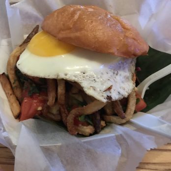Frita Batidos - Chorizo frita loaded up - Cuban Near Me - Ann Arbor, Michigan