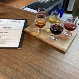 A flight is the best way to sample the delicious wares.