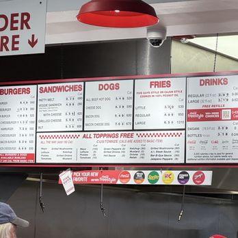 Five Guys - Menu - Burgers Near Me - Cincinnati, Ohio