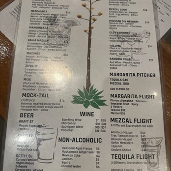 Mesa Maguey - Cocktail list - Tacos Near Me - Oakland, California Mesa Maguey - Cocktail list - Tacos Near Me - Oakland, California