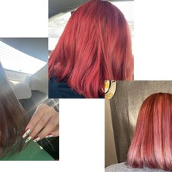 Be Glamorous By Brenda - 1pic is the dark hair I was left with 3 pic I had to go to someone else sit in there chair for 8 hours to get the dark looking color out