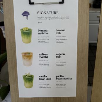 Aura Tea & Coffee - Menu - Coffee & Tea Near Me - San Francisco, California Aura Tea & Coffee - Menu - Coffee & Tea Near Me - San Francisco, California