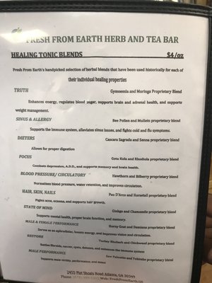 Fresh From Earth Herb & Tea Bar by null