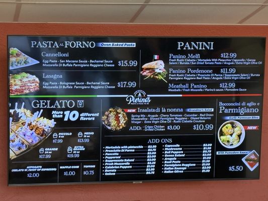Menu photo 3 Pierinos Harker Heights, TX Menu photo 3 Pierinos Harker Heights, TX