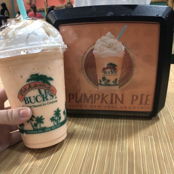 Bahama Buck's - San Antonio, S New Braunfels Ave - Pumpkin pie smoothie - Shaved Ice Near Me - San Antonio, Texas