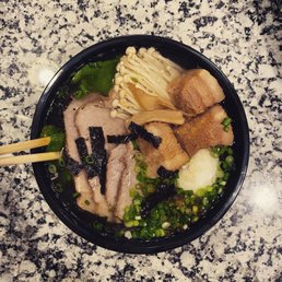 Shio (Sea Salt Tare) Bowl Braised pork Chashu pork Enoki Mushroom Shio (Sea Salt Tare) Bowl Braised pork Chashu pork Enoki Mushroom